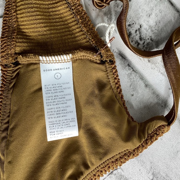 Good America crinkle always fits twist top Size:1 - Picture 5 of 7